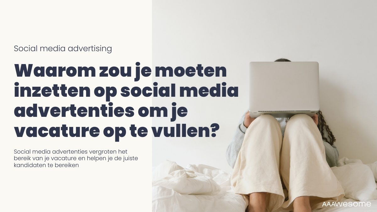 Ad vacature blog